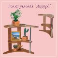 Кухня: Полка угловая (500х520х610)